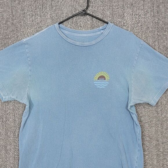 Vans T-Shirt Mens Medium Blue Short Sleeve California Skateboarding Tee - Picture 7 of 13